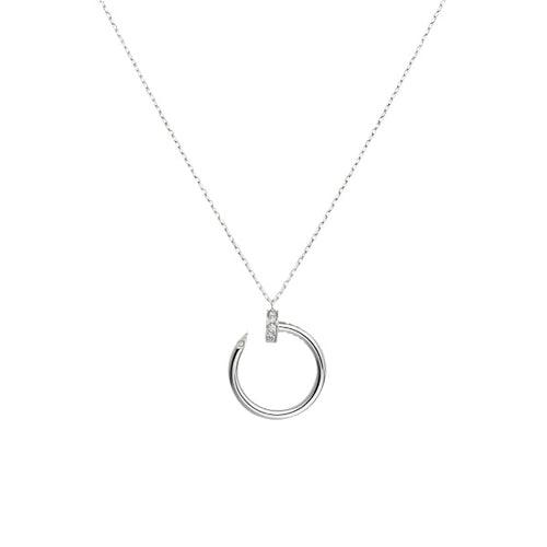 18K Cartier Juste Un Clou Diamond Necklace