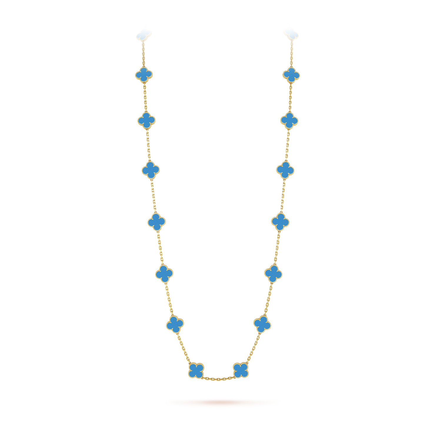 Diamor 18K Vintage Alhambra 20 Motifs Long Necklace