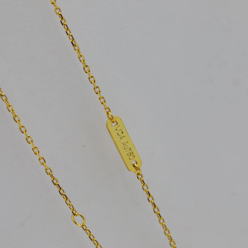 Diamor 18K Two Butterfly Pendant with Diamond & Turquoise Necklace