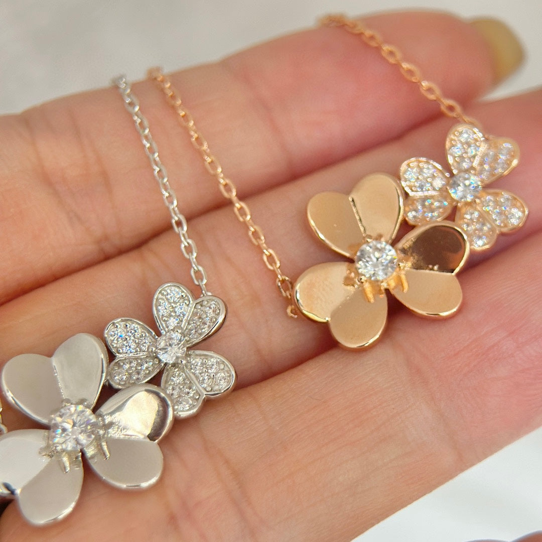 Diamor 18K Frivole Clover Clover Necklace