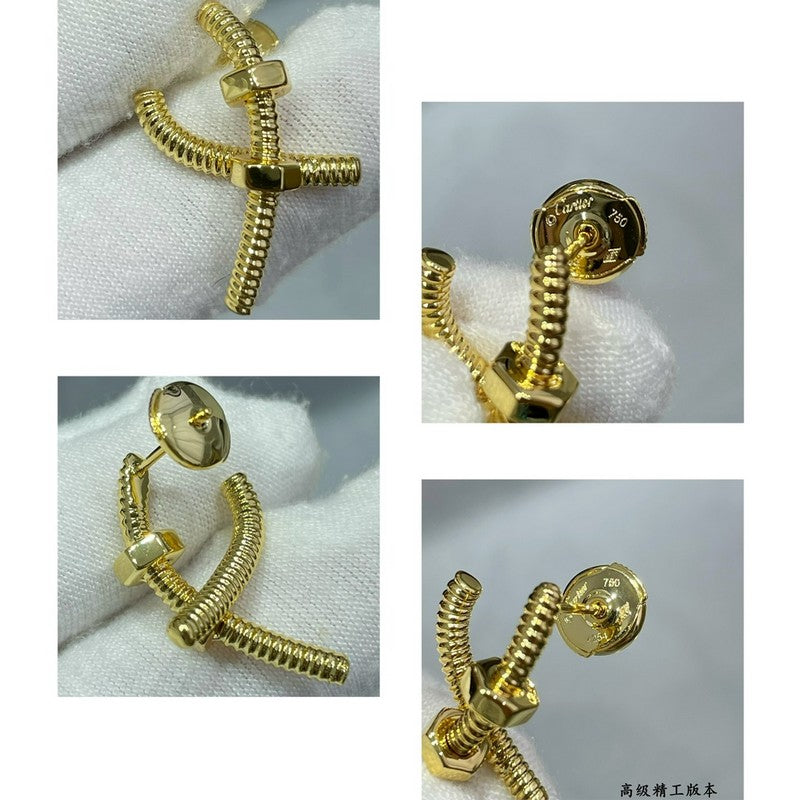 Diamor 18K Écrou de Earrings
