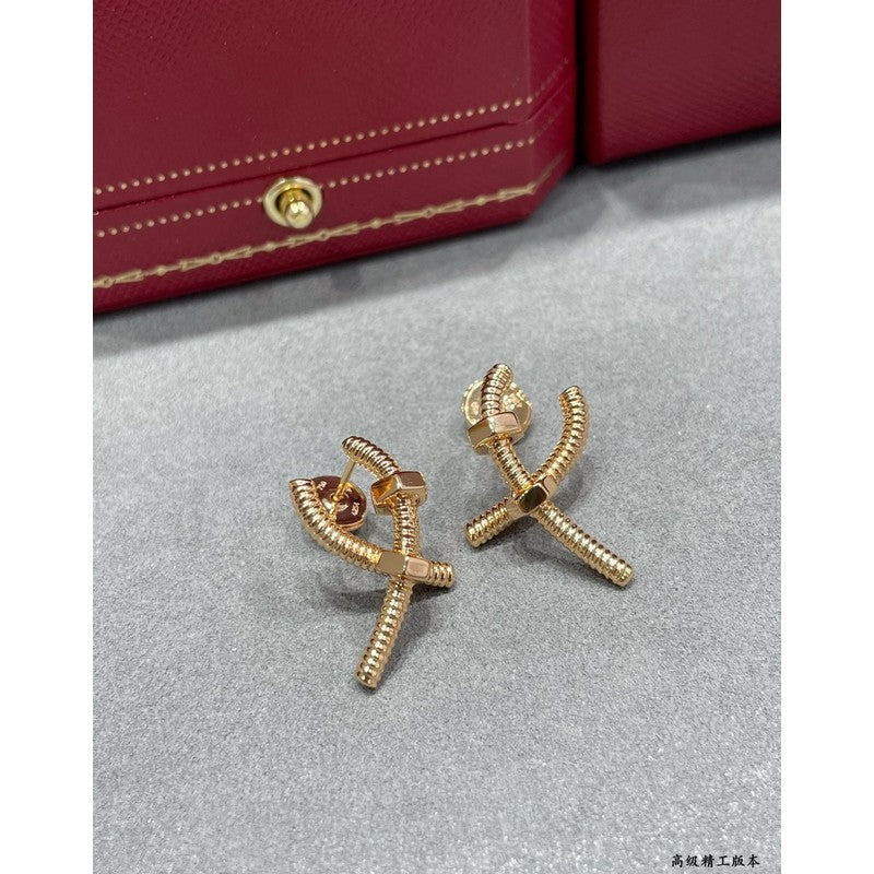 Diamor 18K Écrou de Earrings