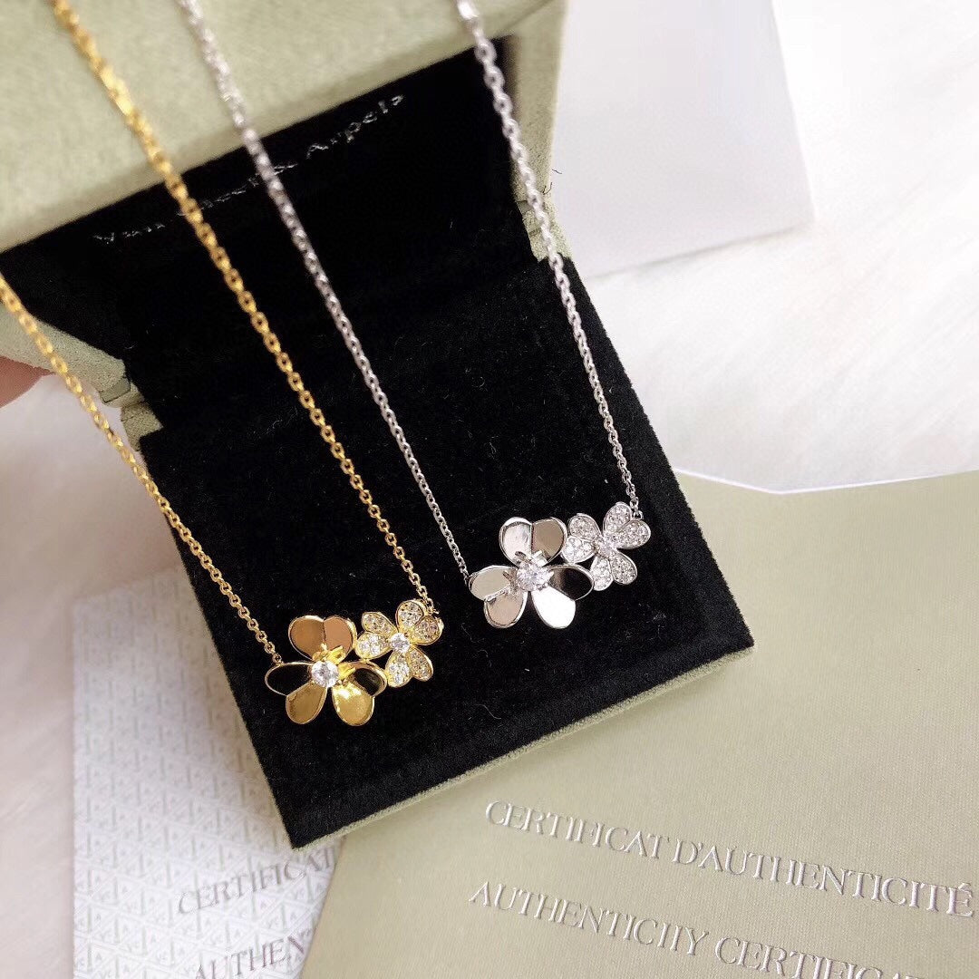 Diamor 18K Frivole Clover Clover Necklace
