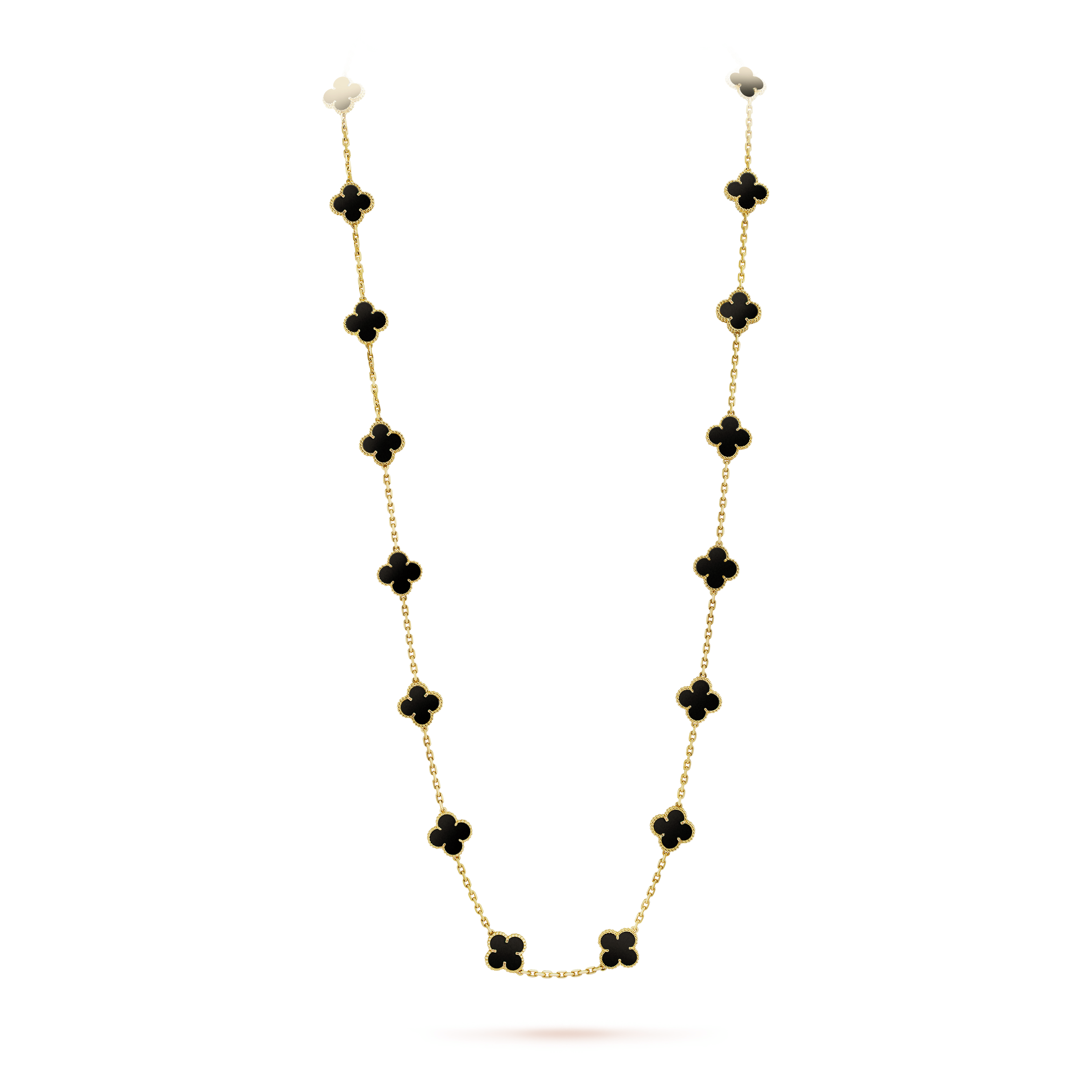 18K Vintage Alhambra 20 Motifs Long Necklace