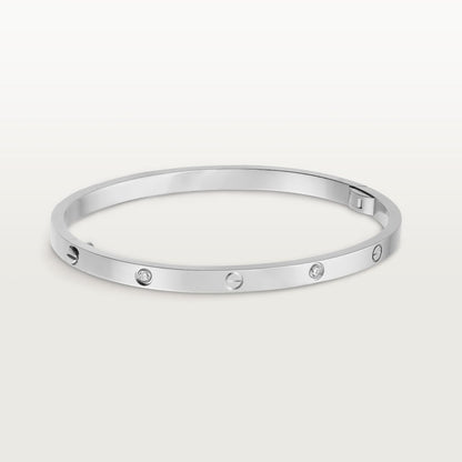 Diamor 18K Love Bracelet, Small Model, 6 Diamonds