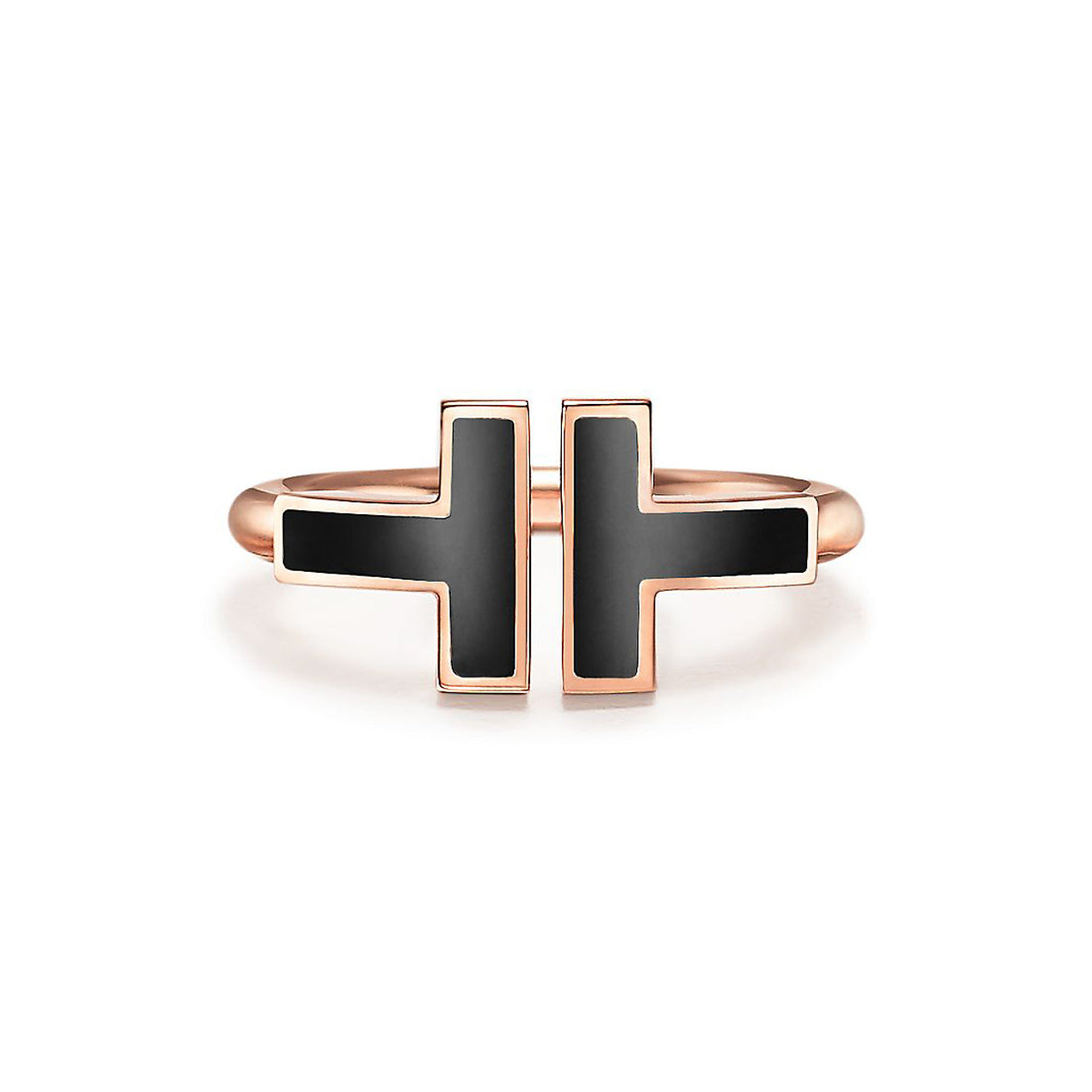 Diamor 18K T Black Onyx Wire Ring