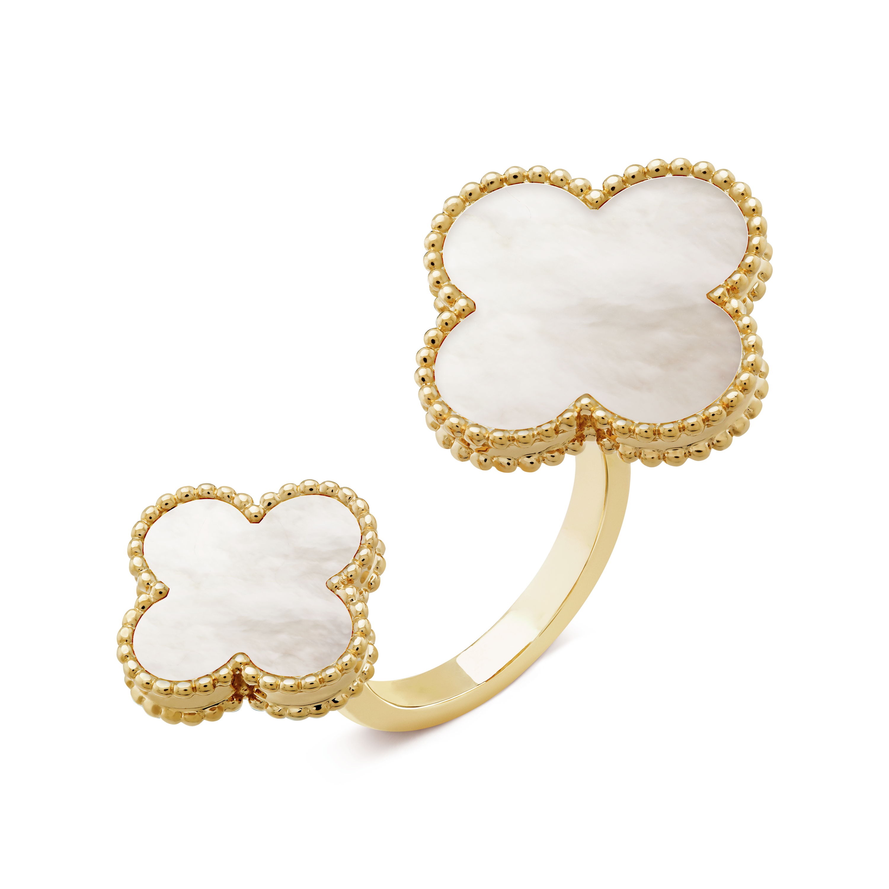 18K Magic Alhambra Pearls Ring