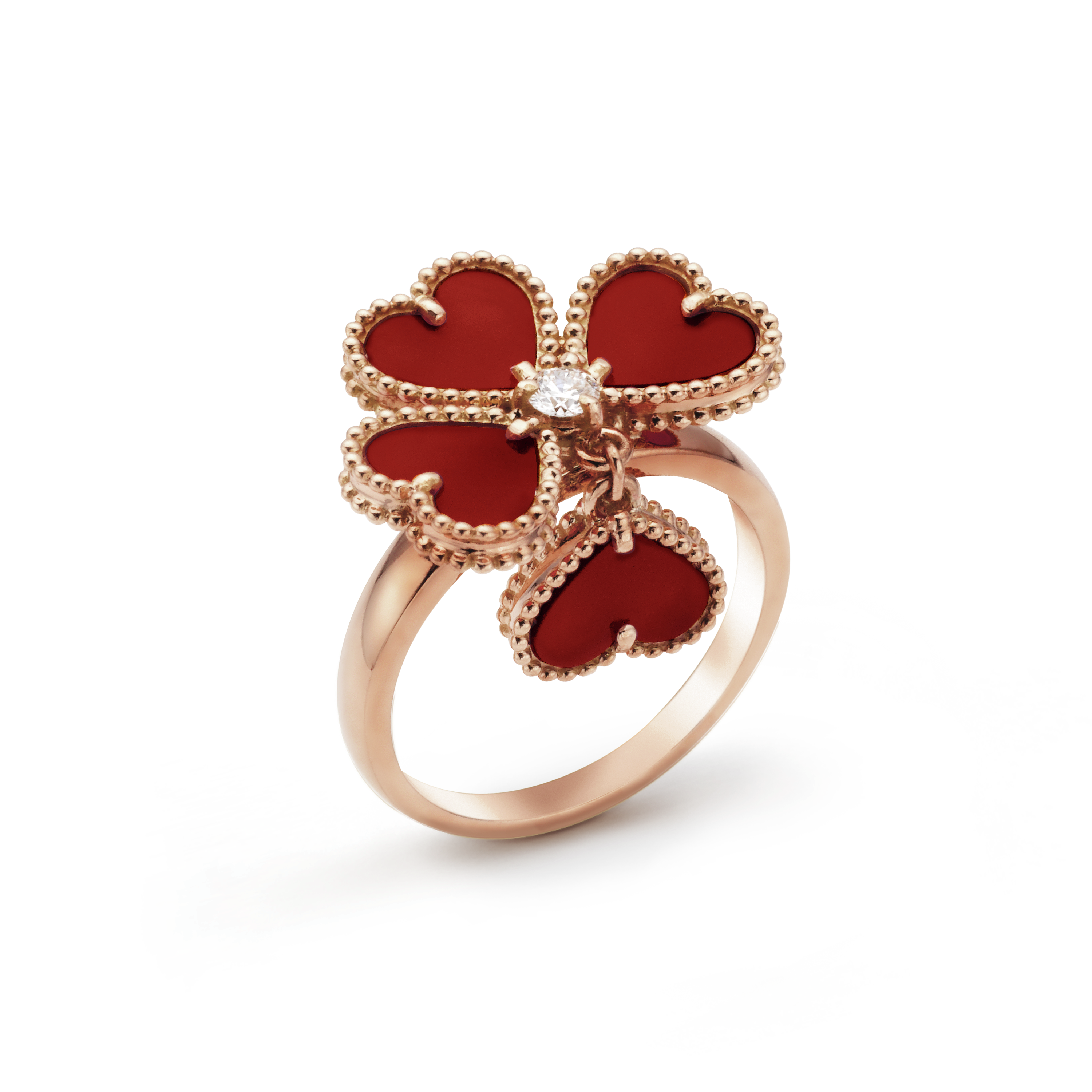 18K Sweet Alhambra Effeuillage Ring