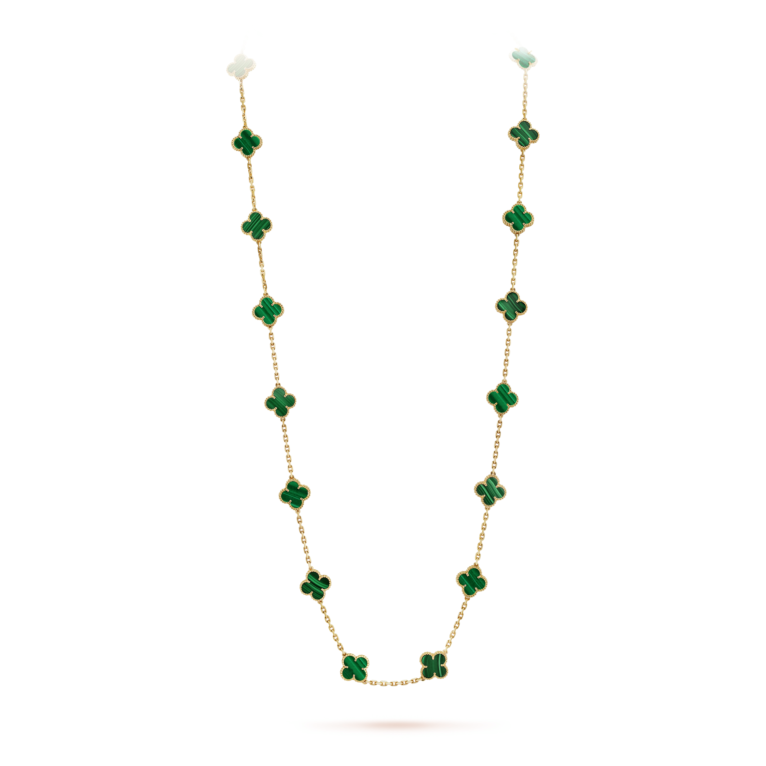 18K Vintage Alhambra 20 Motifs Long Necklace