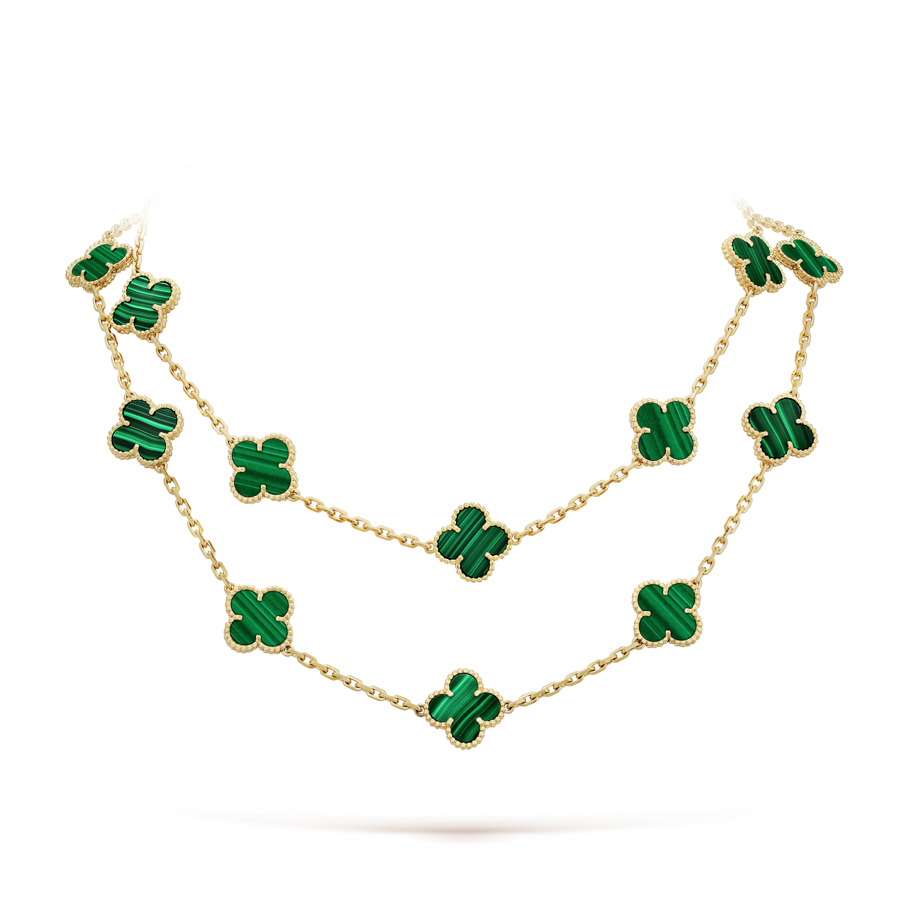 18K Vintage Alhambra 20 Motifs Long Necklace