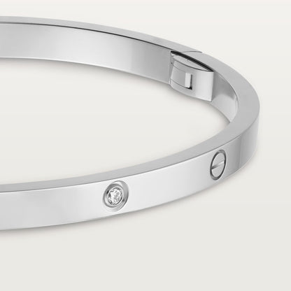 Diamor 18K Love Bracelet, Small Model, 6 Diamonds