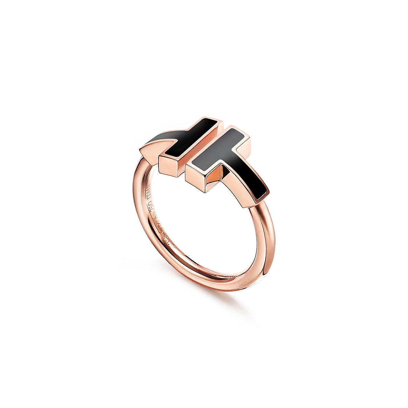 Diamor 18K T Black Onyx Wire Ring