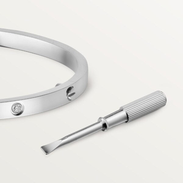 Diamor 18K Love Bracelet, Small Model, 6 Diamonds