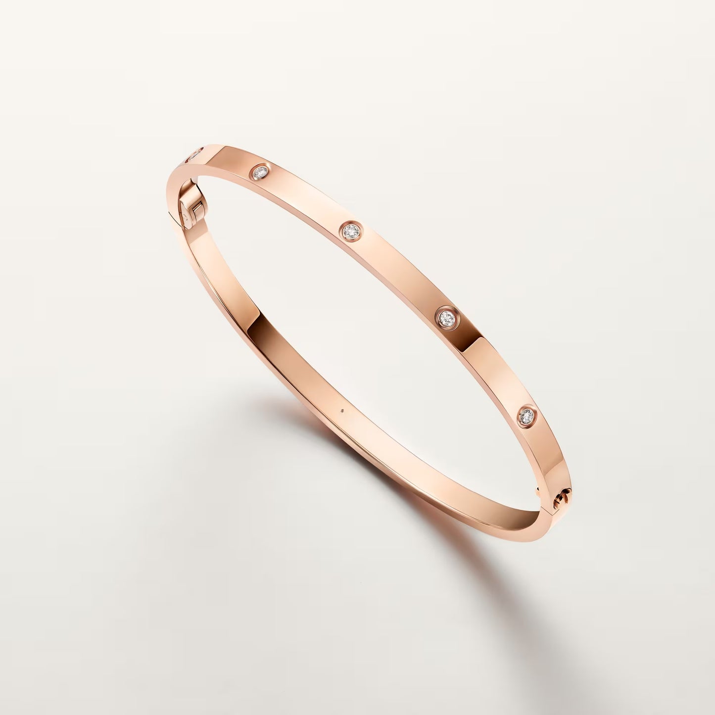 Diamor 18K Love Bracelet, Small Model, 6 Diamonds