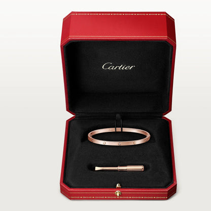 Diamor 18K Love Bracelet, Small Model, 6 Diamonds