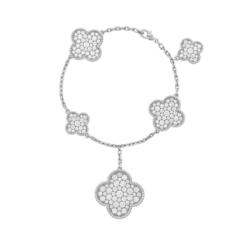 18K Magic Alhambra Five Motifs Bracelet