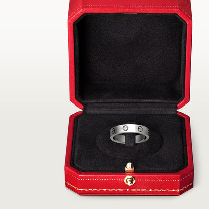 Diamor 18K Love Ring, Small Model, 1 Diamond