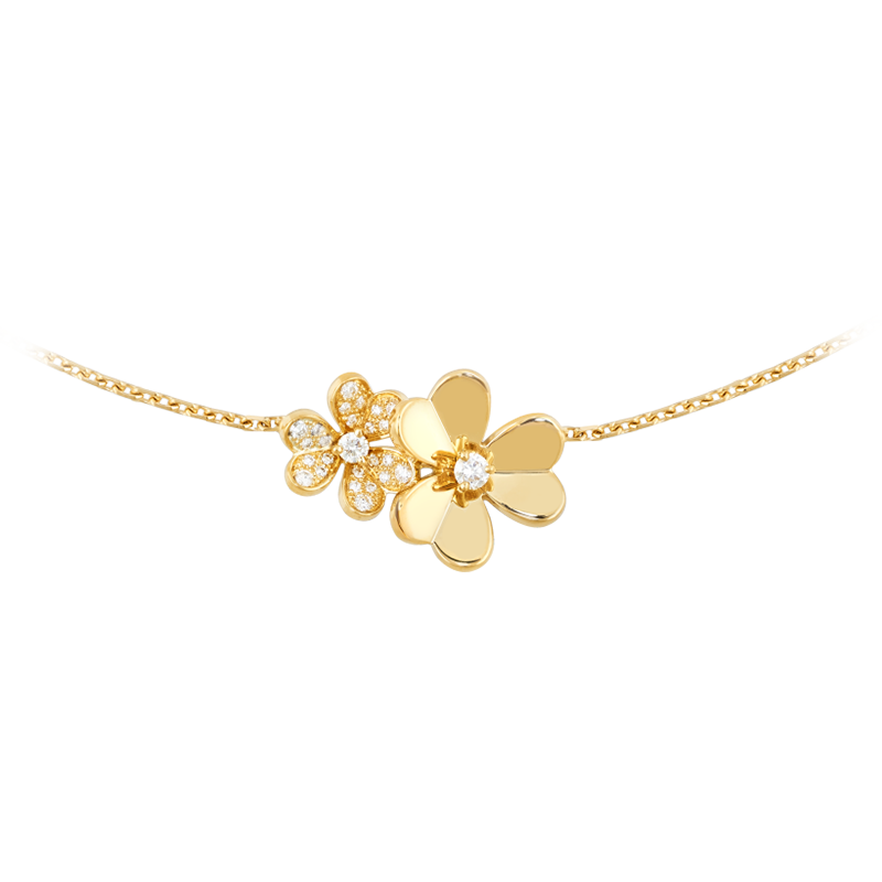 Diamor 18K Frivole Clover Clover Necklace