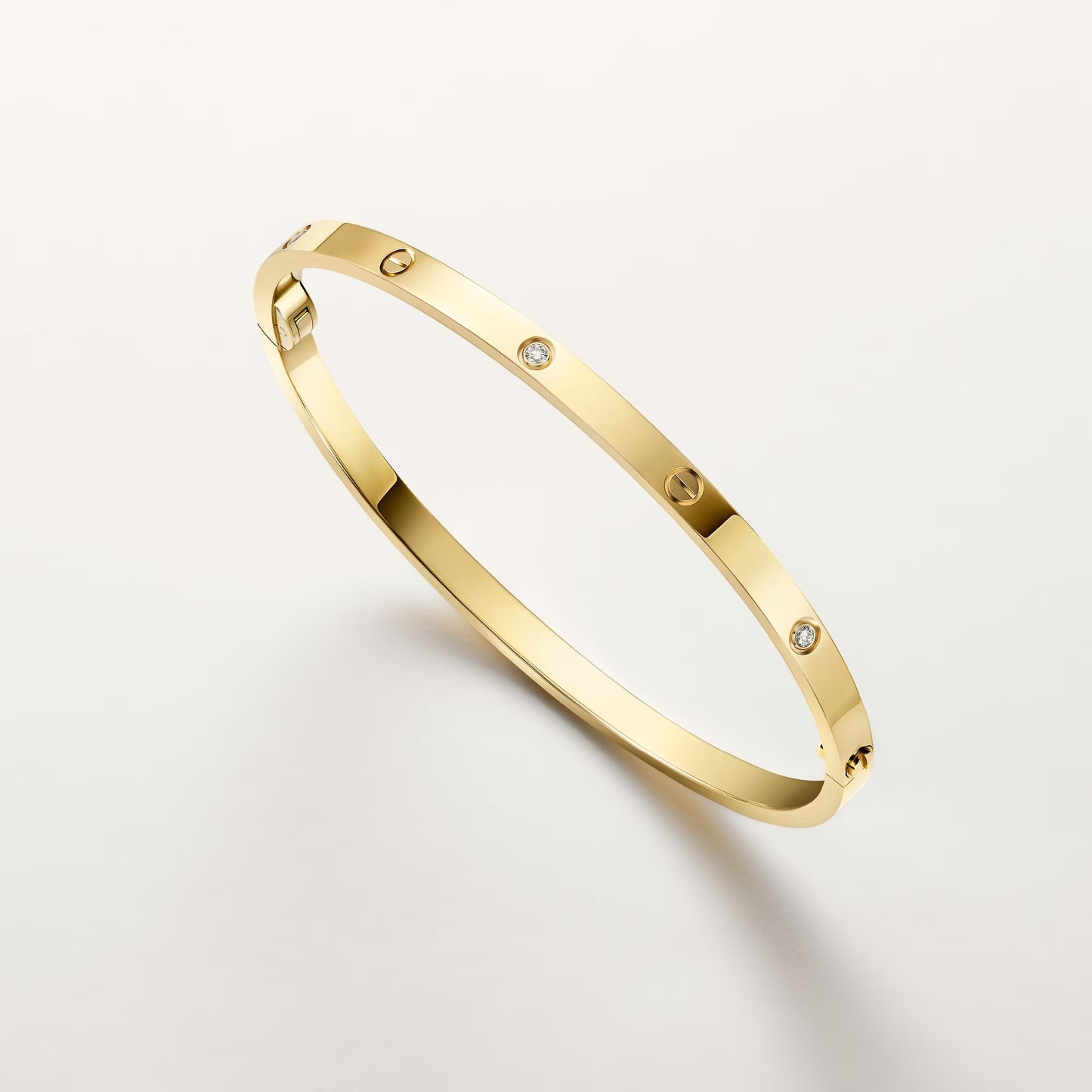 Diamor 18K Love Bracelet, Small Model, 6 Diamonds