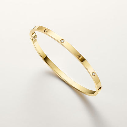 Diamor 18K Love Bracelet, Small Model, 6 Diamonds