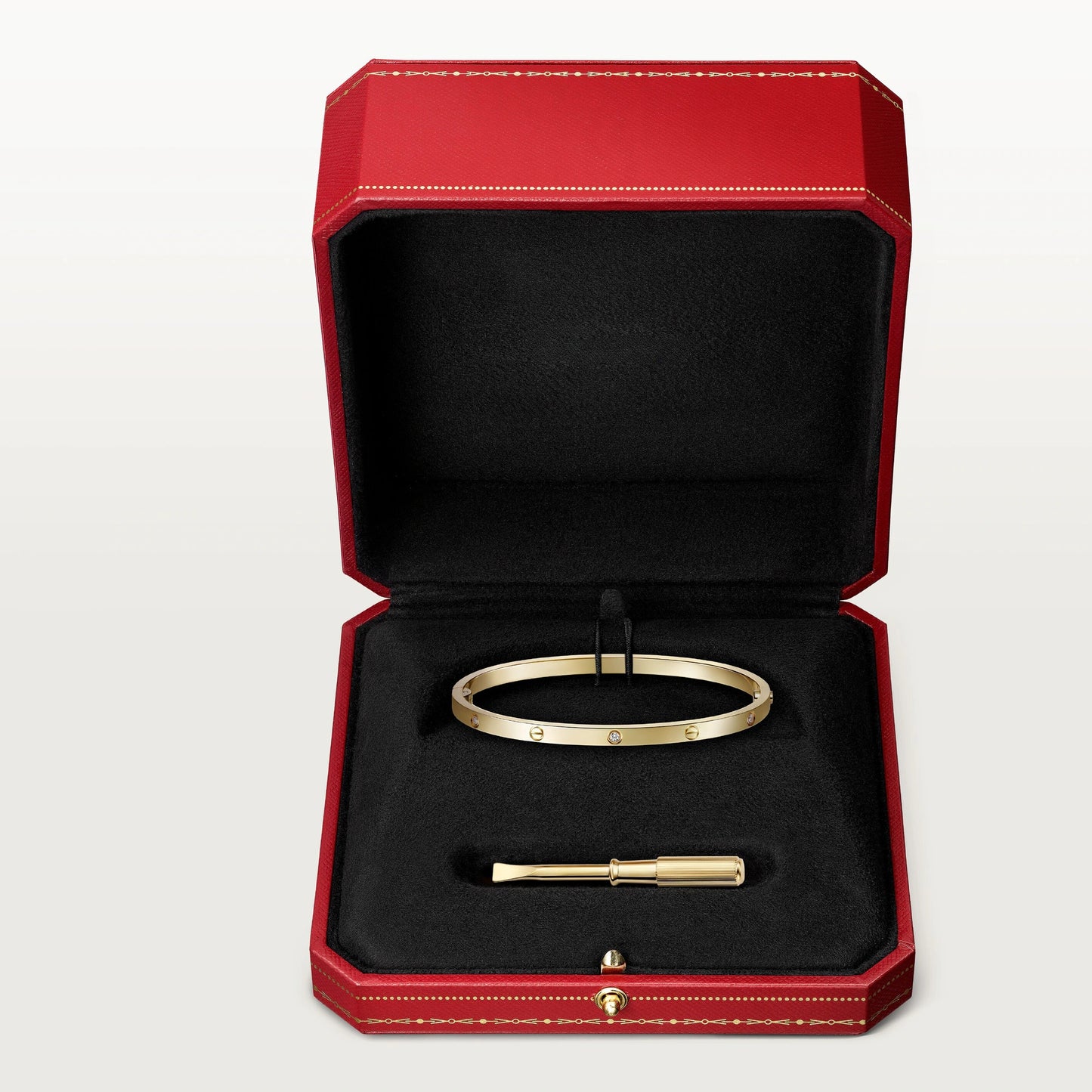 Diamor 18K Love Bracelet, Small Model, 6 Diamonds