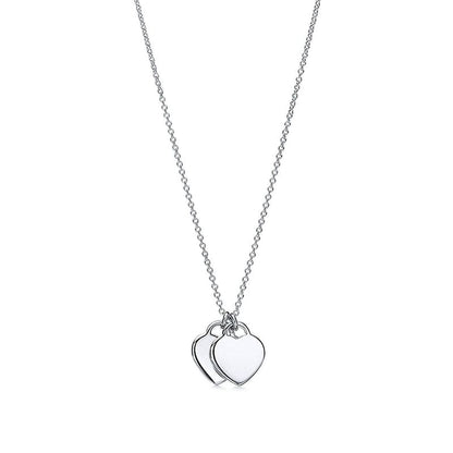 Diamor 18K Red Double Heart Necklaces