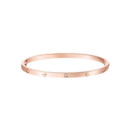 Diamor 18K Love Bracelet, Small Model, 6 Diamonds
