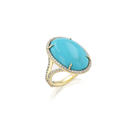 18K Turquoise Waters Ring