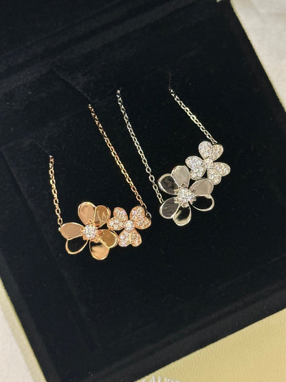 Diamor 18K Frivole Clover Clover Necklace