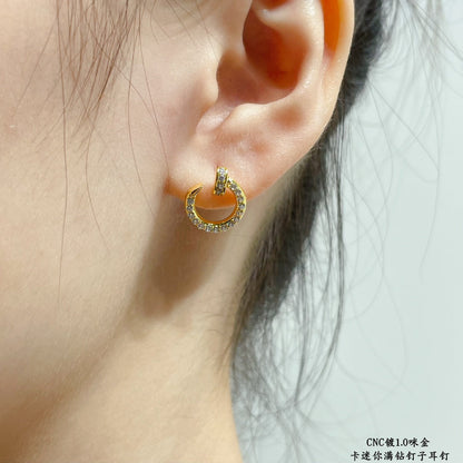 Diamor 18K Juste Un Clou Diamonds Earrings