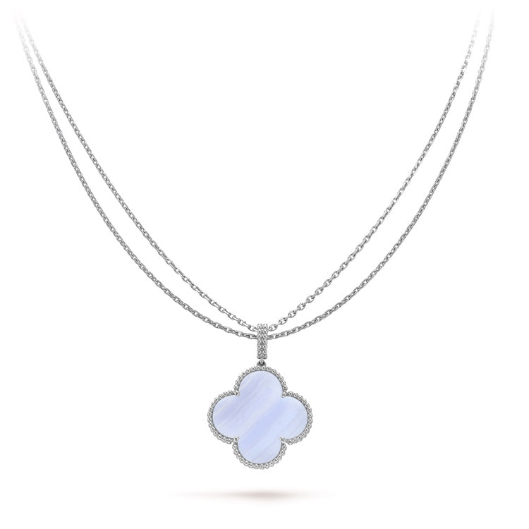 Diamor 18K Magic Alhambra Purple Necklace