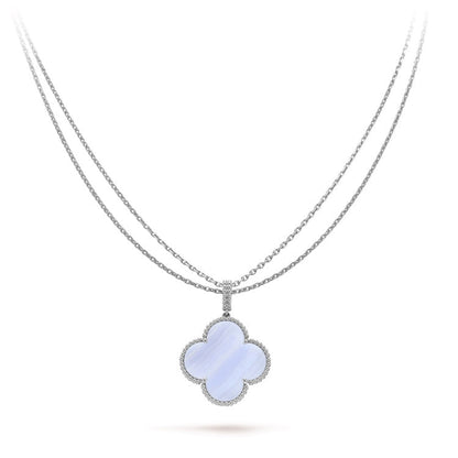 Diamor 18K Magic Alhambra Purple Necklace