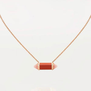 18K Les Berlingots De Pink Necklace