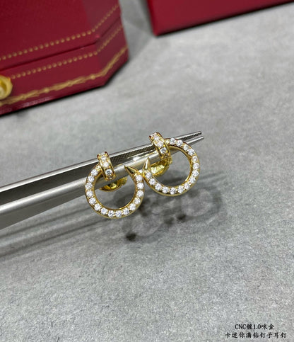 Diamor 18K Juste Un Clou Diamonds Earrings