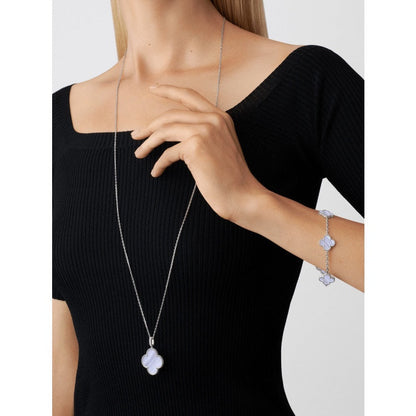 Diamor 18K Magic Alhambra Purple Necklace