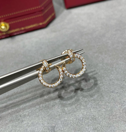 Diamor 18K Juste Un Clou Diamonds Earrings