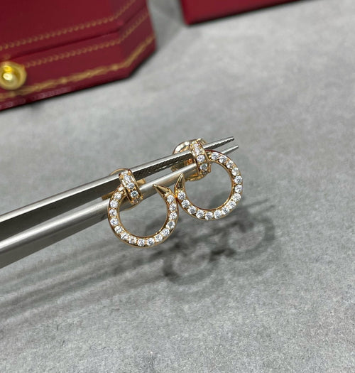 Diamor 18K Juste Un Clou Diamonds Earrings